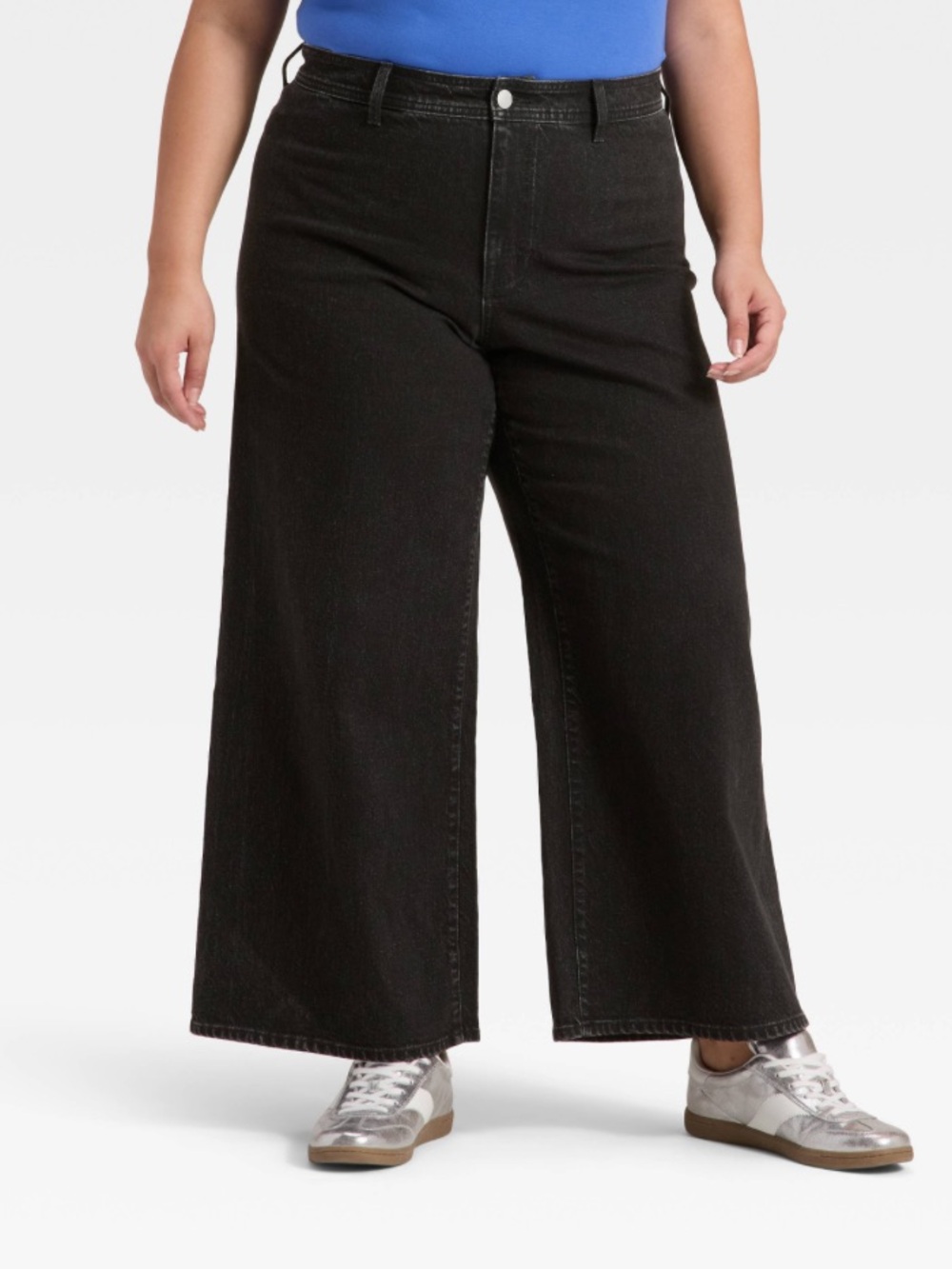 Universal Thread Black High-Rise Wide Leg Jeans 17 NWOT